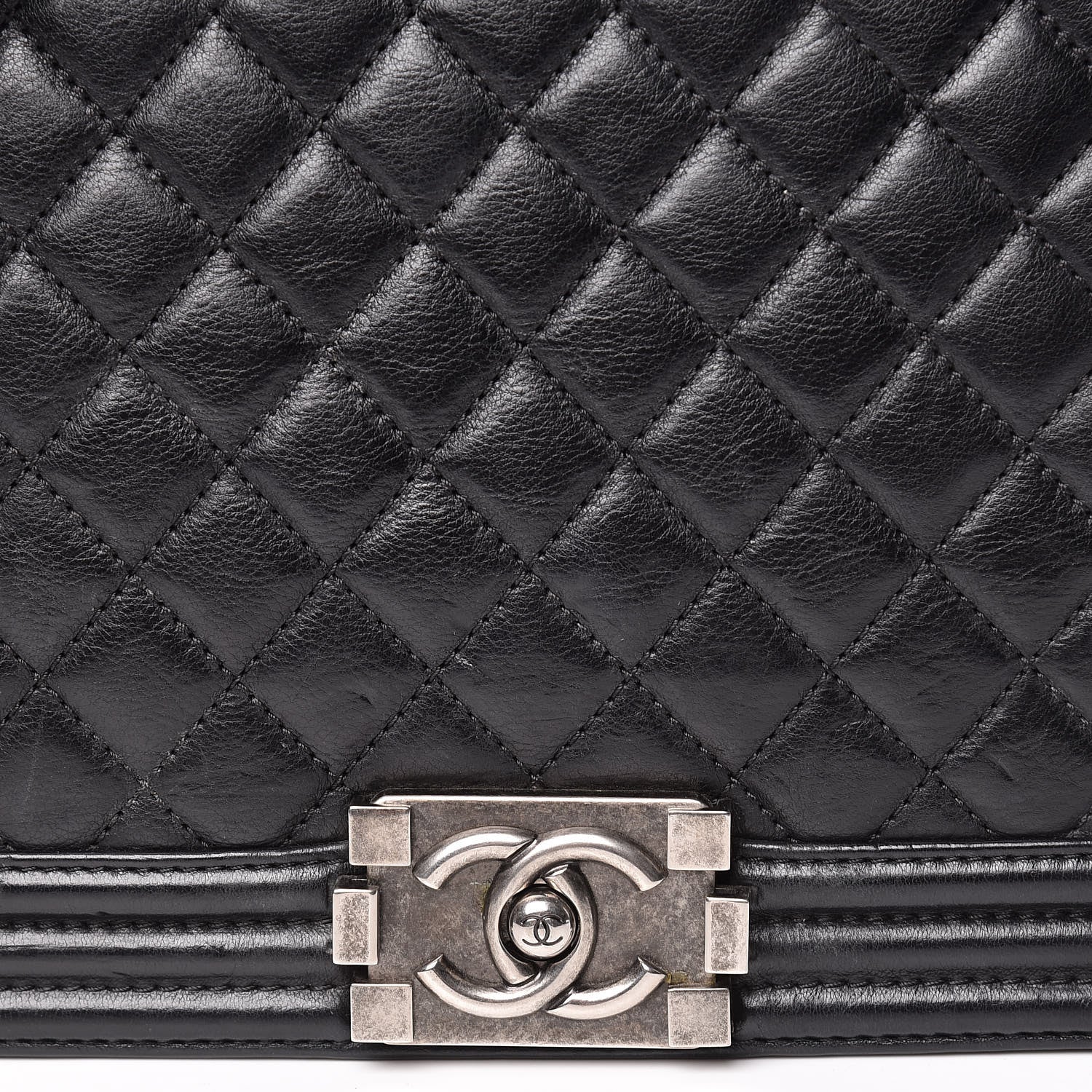 Chanel Calfskin Quilted Large Boy Flap Black 8 of 22