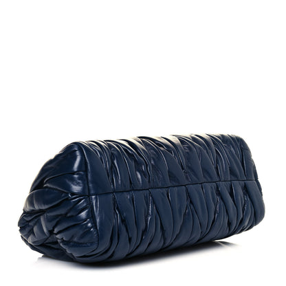 Miu Miu Nappa Matelasse Shoulder Bag Bleuette 4 of 12