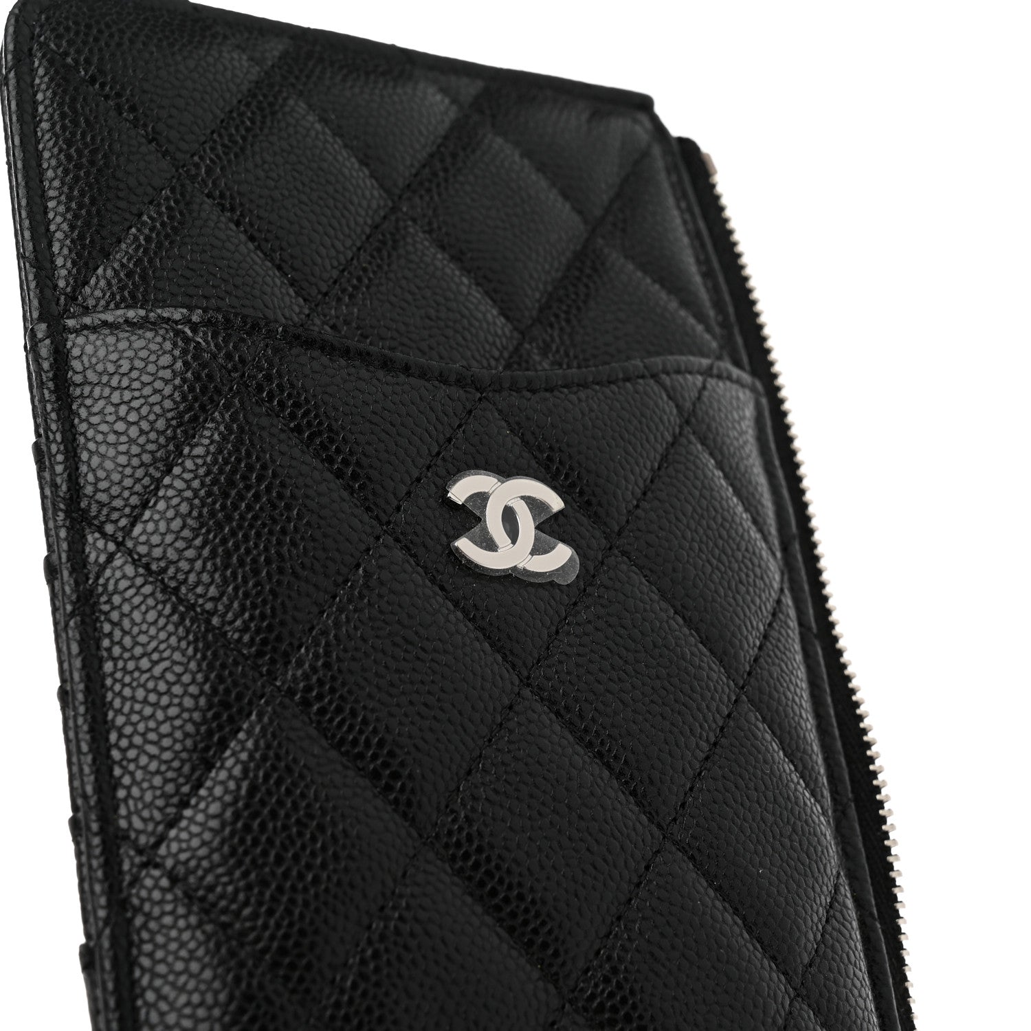 Chanel Caviar Quilted Classic iPhone Pouch Black 8 of 8