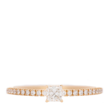 Cartier 18K Yellow Gold Diamond Etincelle De Cartier Engagement Ring 57 8 1 of 6