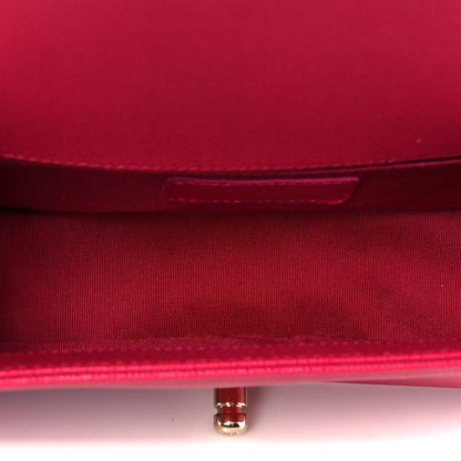 Chanel Caviar Quilted Small Boy Flap Dark Pink 5 of 10