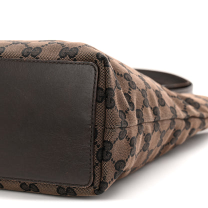 Gucci Monogram Small Bucket Tote Dark Brown 10 of 13