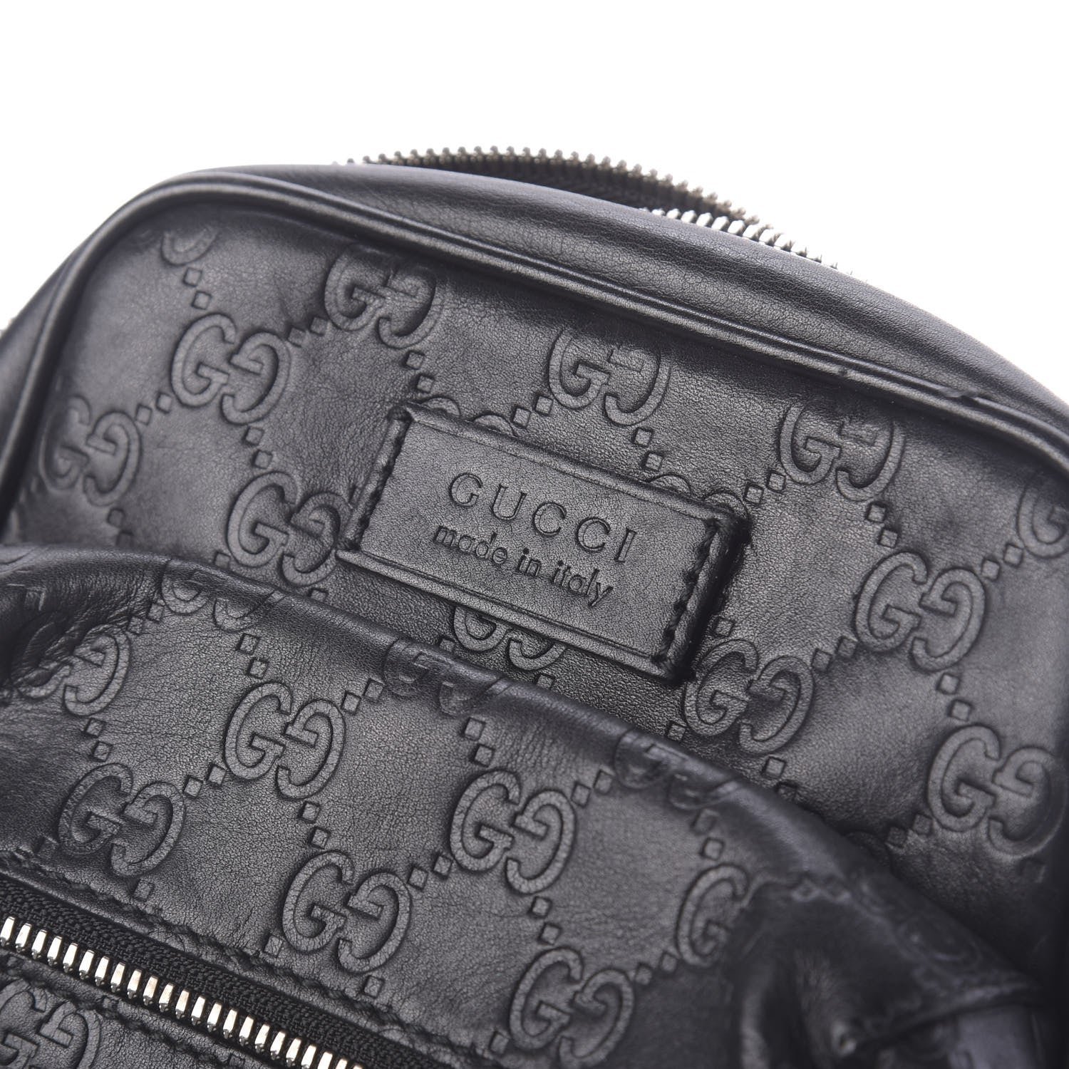 Gucci Guccissima Sling Backpack Black 2 of 11