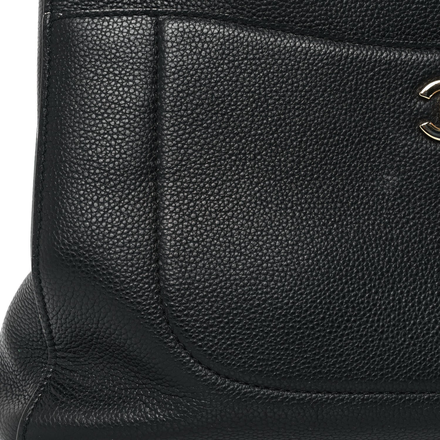 Chanel Grained Calfskin Small Neo Executive Shopper Tote Black 10 of 10
