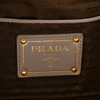 Prada Soft Calf Chain Tote Ghiaccio 6 of 17