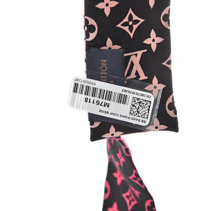Louis Vuitton Silk Monogram Rising Confidential BB Bandeau Beige 3 of 4