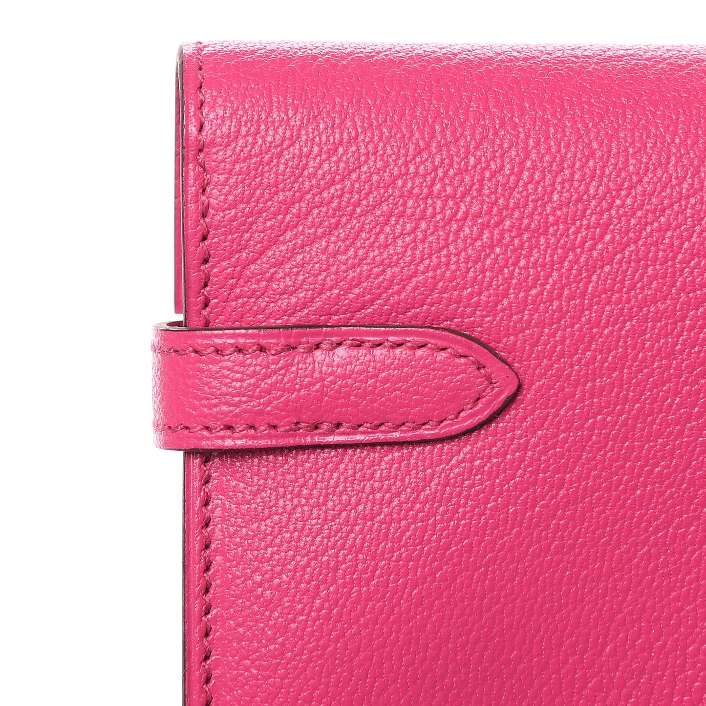 Chevre Mysore Kelly Longue Wallet Rose Tyrien