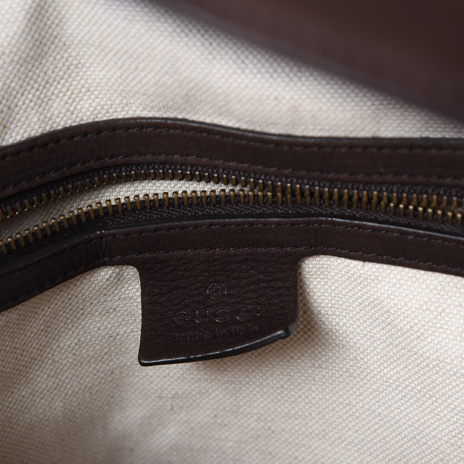 Gucci Nubuck Ribot Horse Heads Hobo Brown 6 of 8