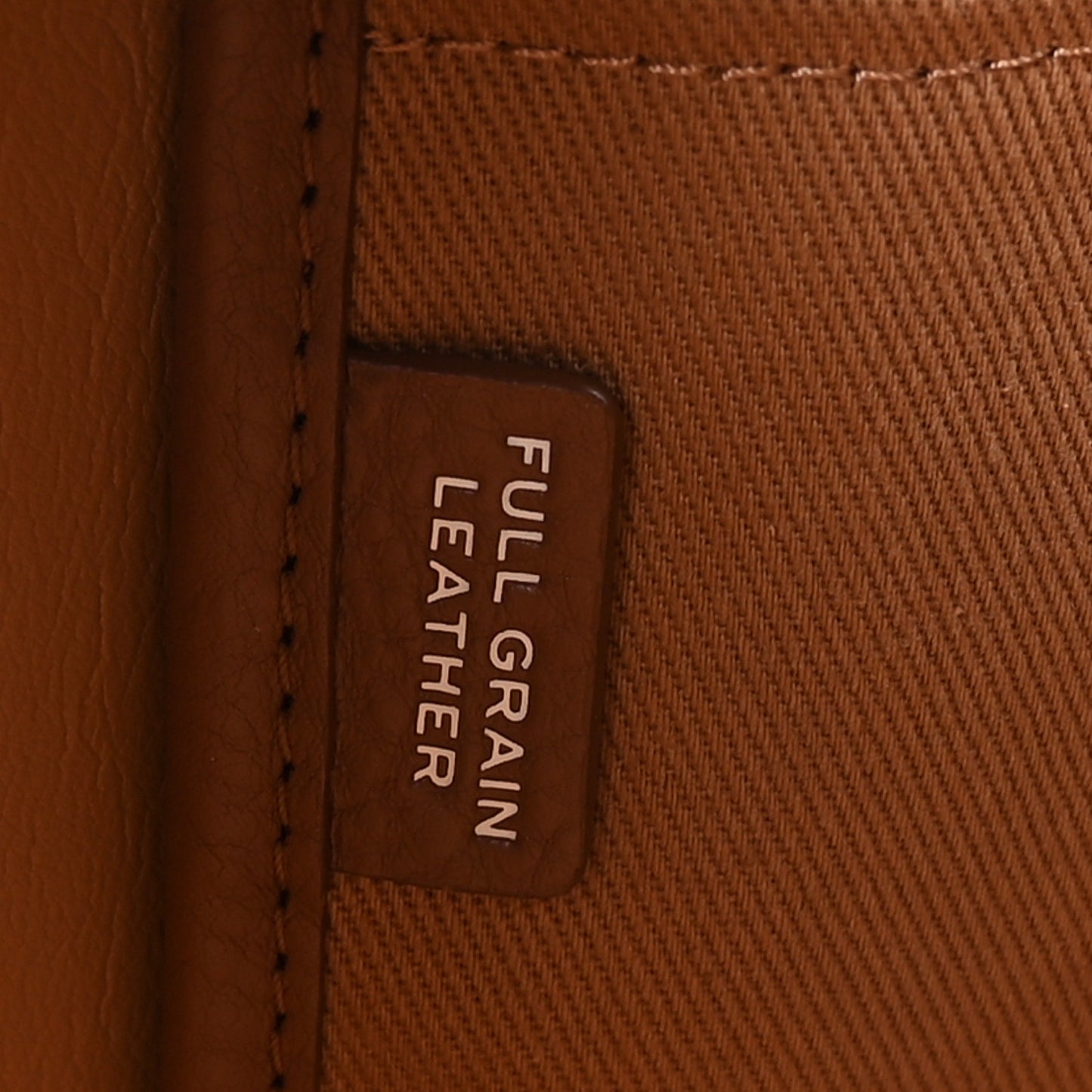 Grained Calfskin Large The Tote Bag Argan Oil