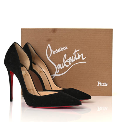Christian Louboutin Veau Velours Iriza 100 Pumps 38.5 Black 9 of 9