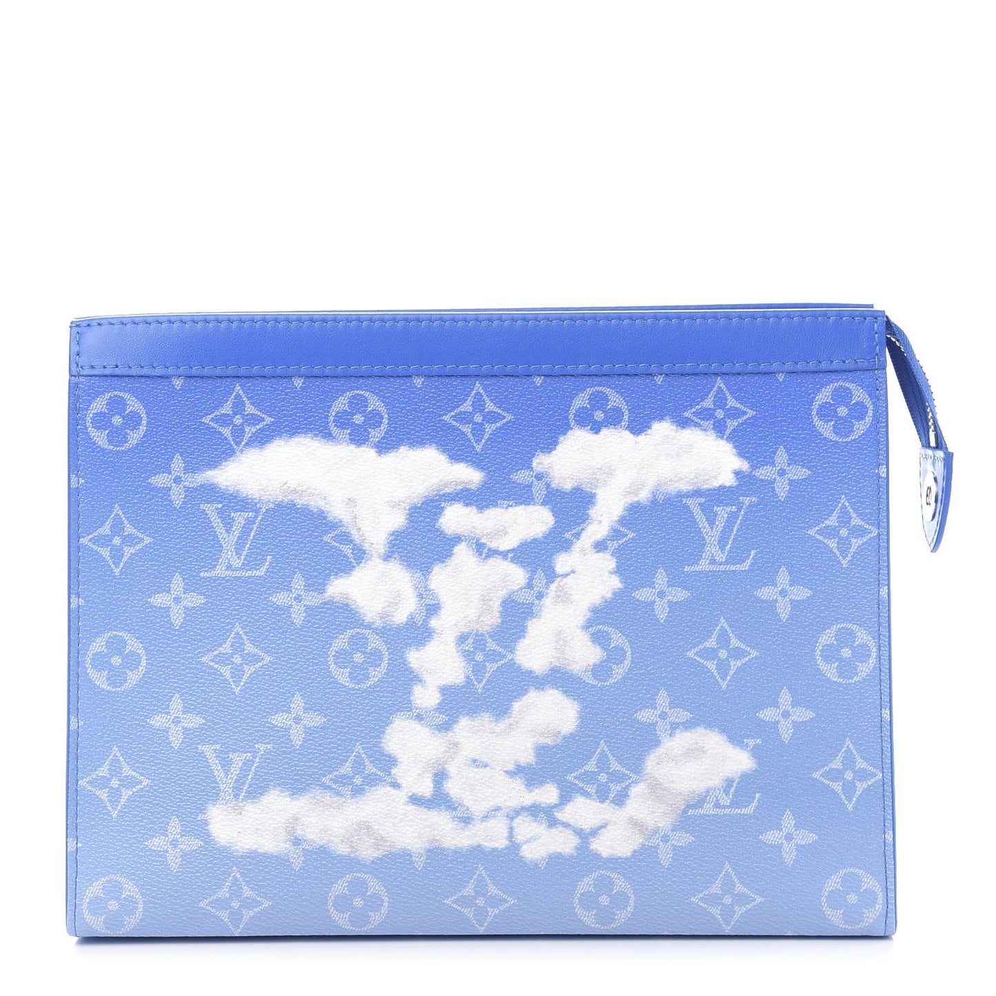 Monogram Clouds Pochette Voyage MM A4 Blue