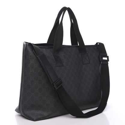 Gucci GG Plus Monogram Travel Bag Black 2 of 12