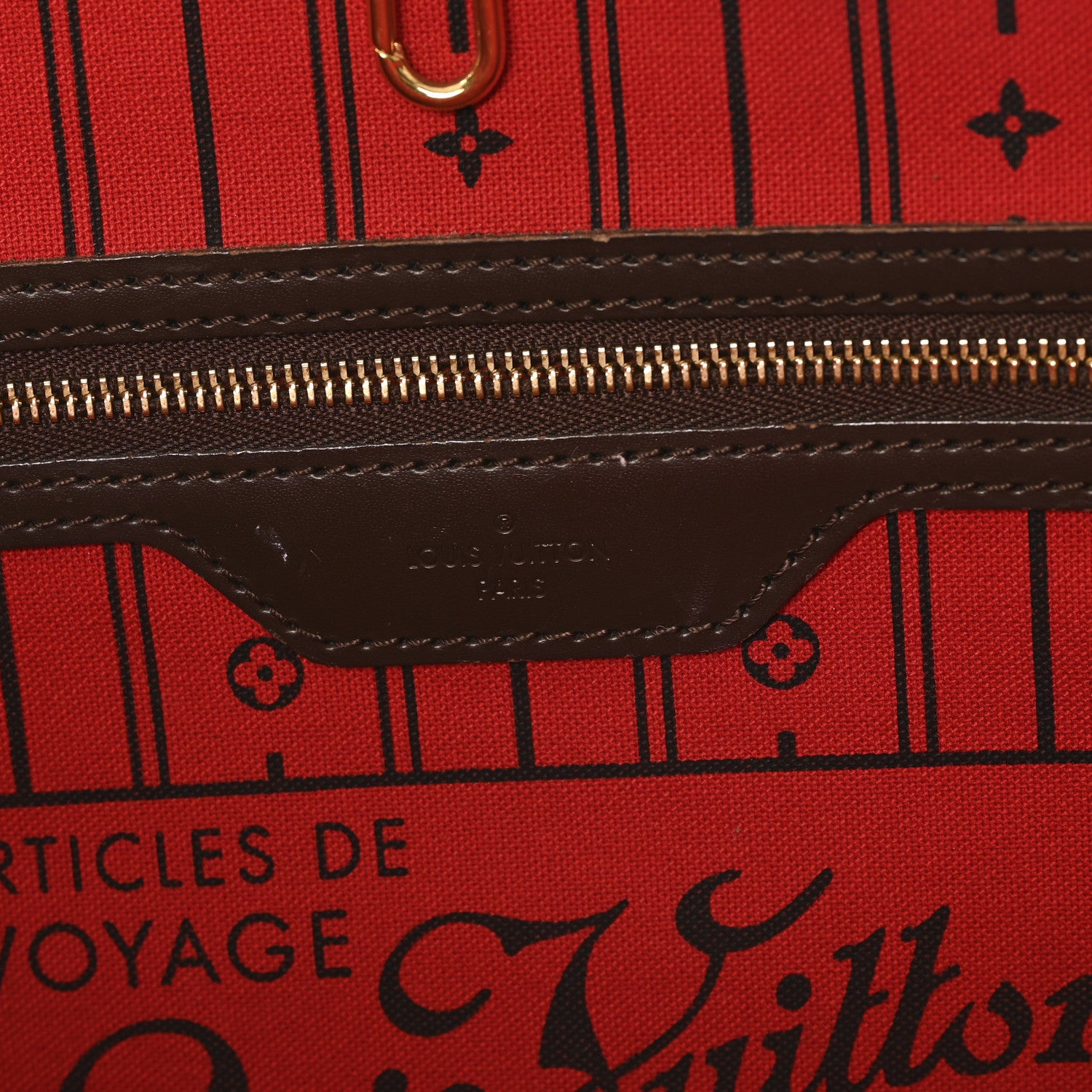 Louis Vuitton Damier Ebene Neverfull MM 6 of 11