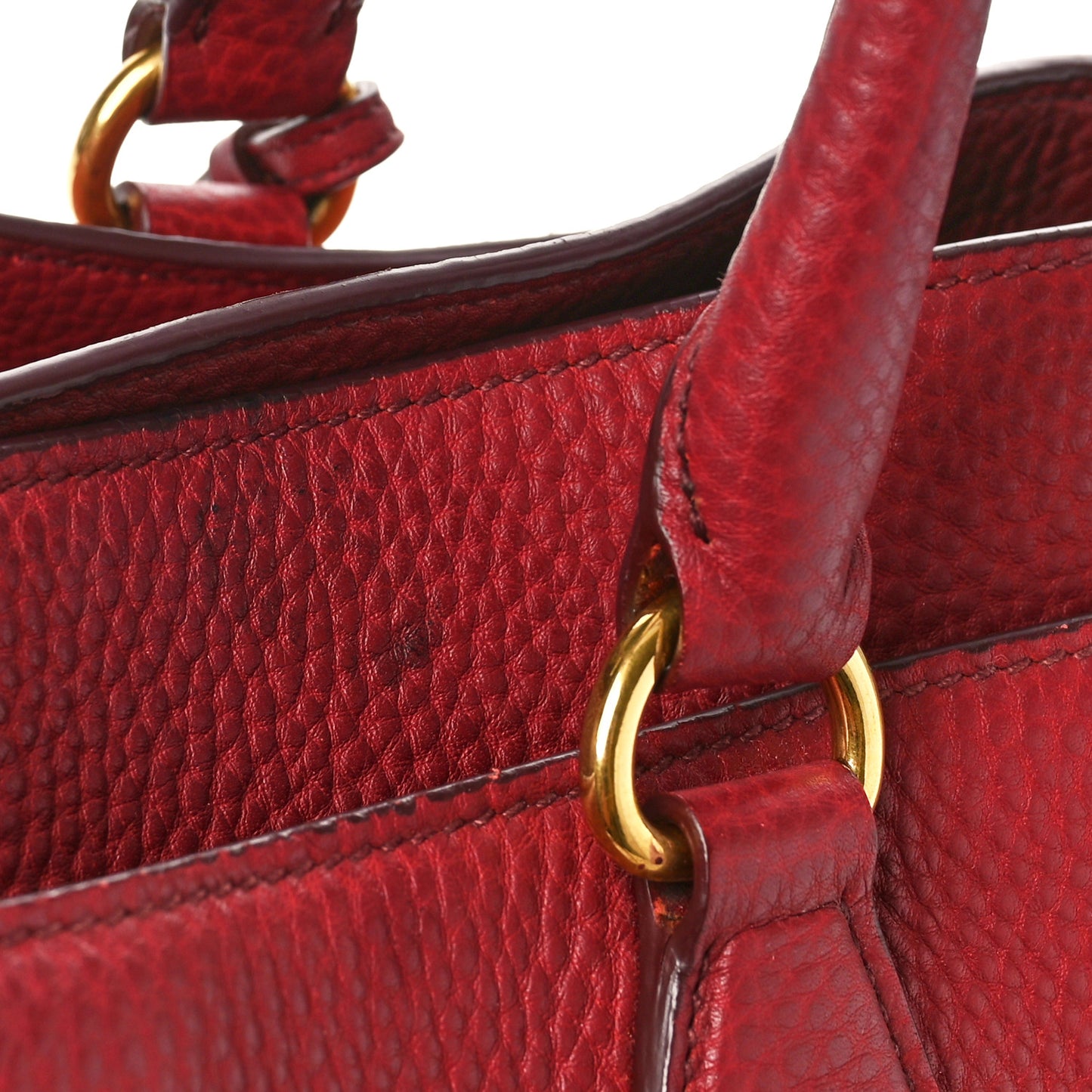 Vitello Daino Tote Rosso