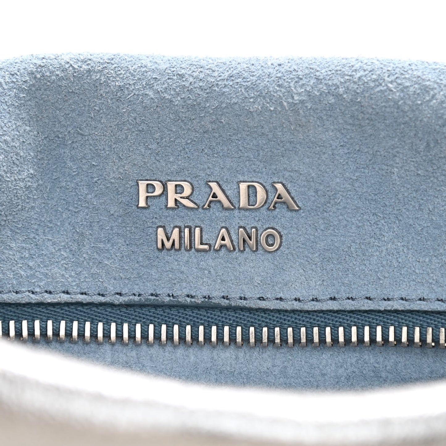 Metallic Glace Calfskin Studded Etiquette Flap Cromo Astrale