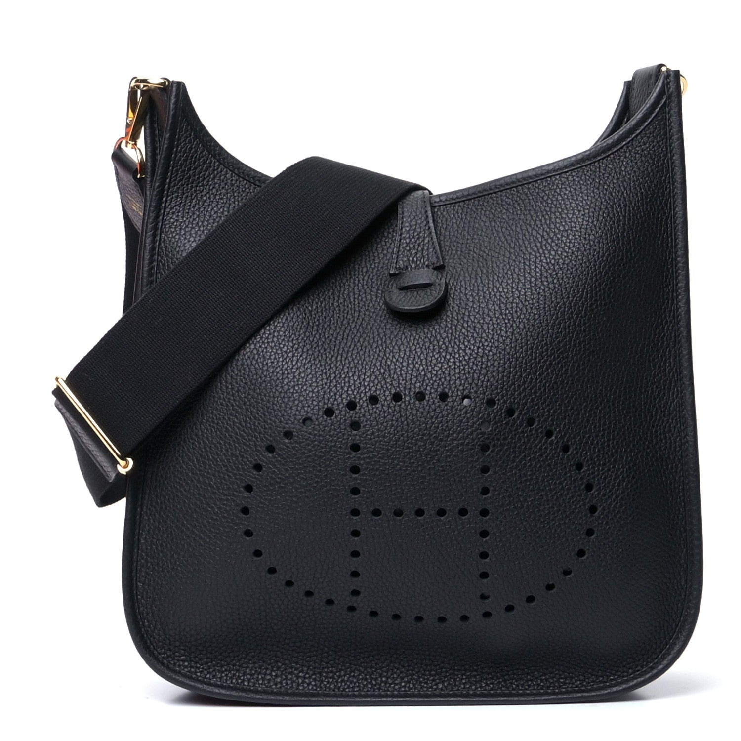 Hermes Taurillon Clemence Evelyne III PM Black 1 of 4