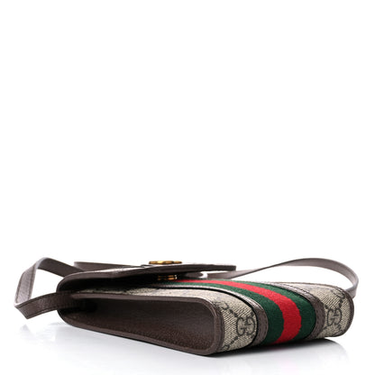 Gucci GG Supreme Monogram Web Mini Ophidia Crossbody Bag Beige New Acero 4 of 10