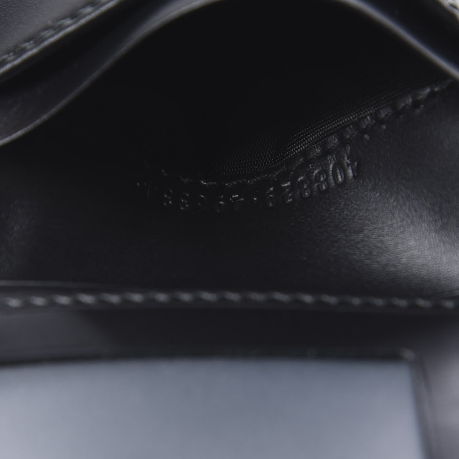 Gucci Guccissima Signature Web New Web Bi-Fold ID Wallet Black 7 of 8