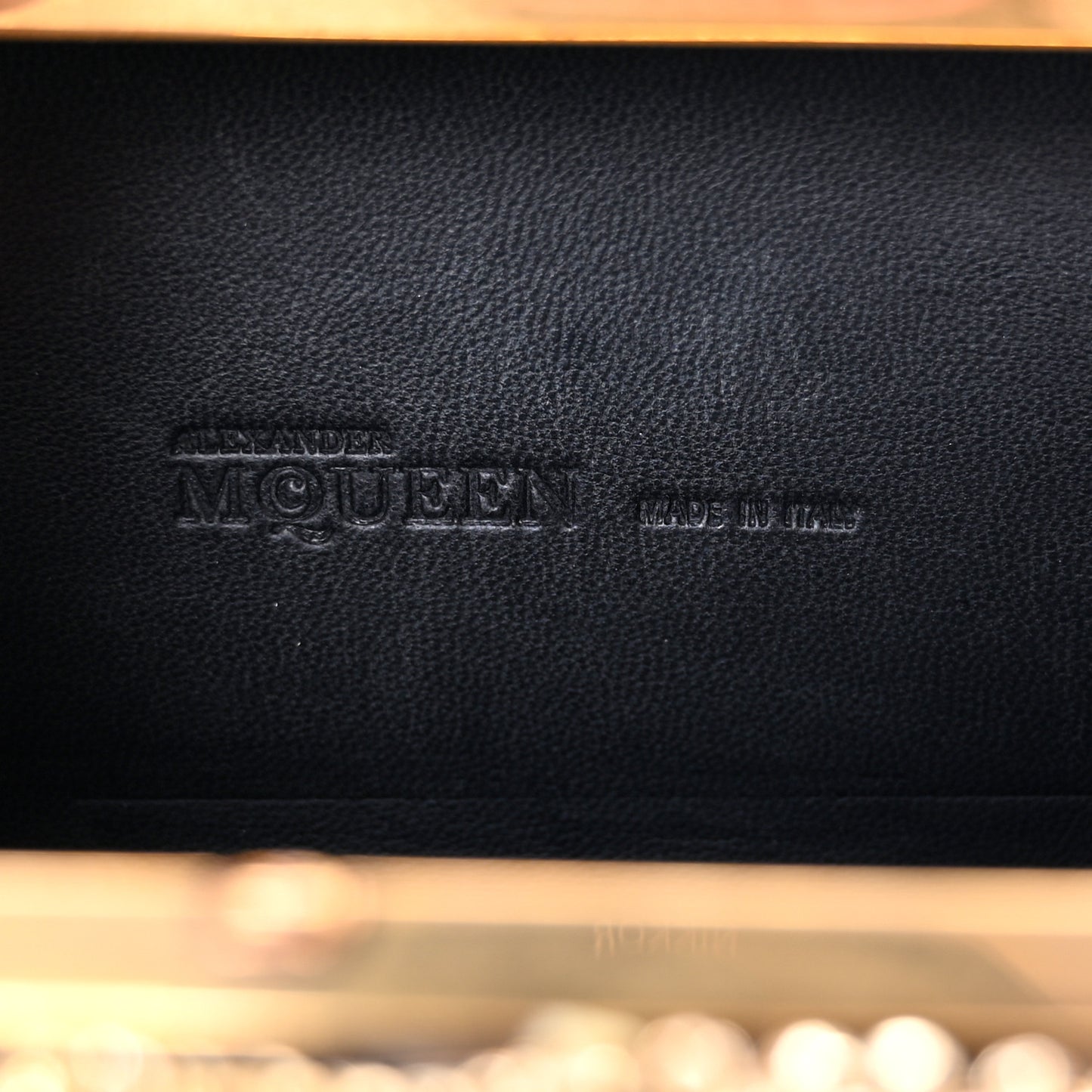 Embellished Flower Knuckle Box Clutch Gold