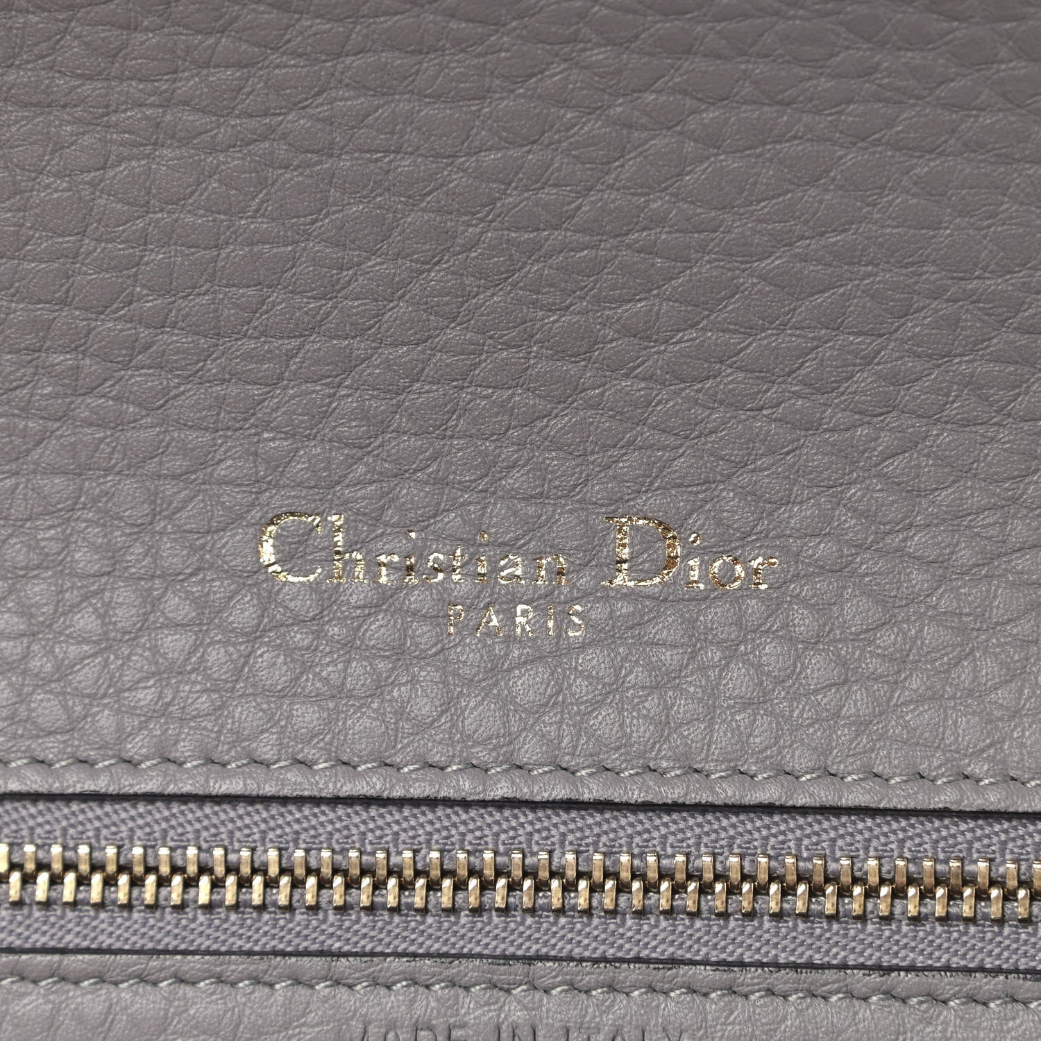 Christian Dior Grained Calfskin Medium Diorama Flap Bag Grey 6 of 10