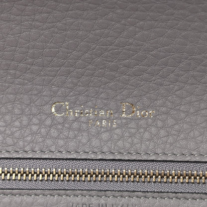 Christian Dior Grained Calfskin Medium Diorama Flap Bag Grey 6 of 10