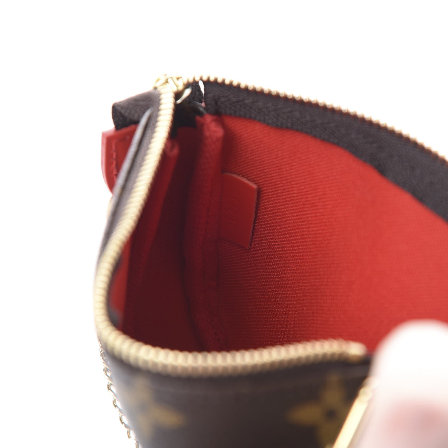 Louis Vuitton Monogram 2020 Christmas Animation Bumper Cars Mini Pochette Accessories Coquelicot 6 of 7