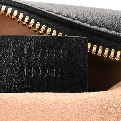 Gucci Monogram Matelasse Diagonal Small GG Marmont Chain Shoulder Bag Beige Black 7 of 11