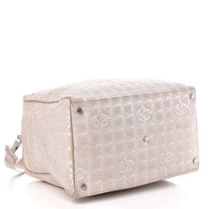 Chanel Nylon Small Travel Duffle Beige 4 of 13