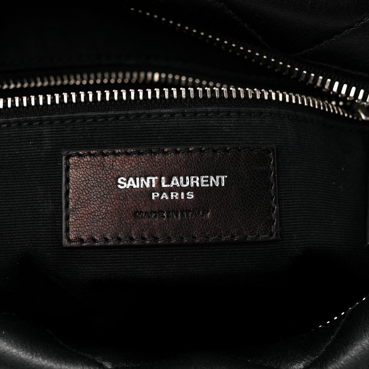 Saint Laurent Calfskin Y Quilted Monogram Small Loulou Bowling Bag Black 6 of 11