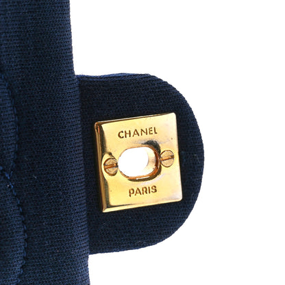 Chanel Jersey Lambskin Quilted Mini Square Flap Navy 7 of 11
