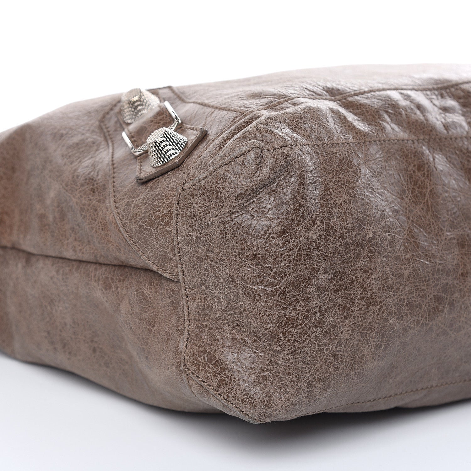 Balenciaga Agneau Giant 21 Silver Hardware Day Hobo Noix 8 of 17