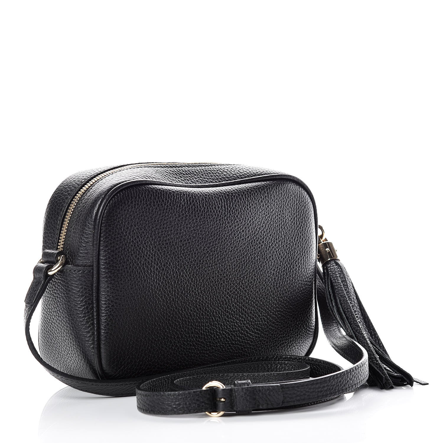 Gucci Pebbled Calfskin Small Soho Disco Bag Black 3 of 7