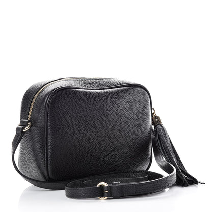 Gucci Pebbled Calfskin Small Soho Disco Bag Black 3 of 7