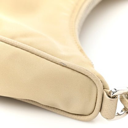 Prada Re-Nylon Saffiano Re-Edition 2005 Shoulder Bag Deserto 14 of 14