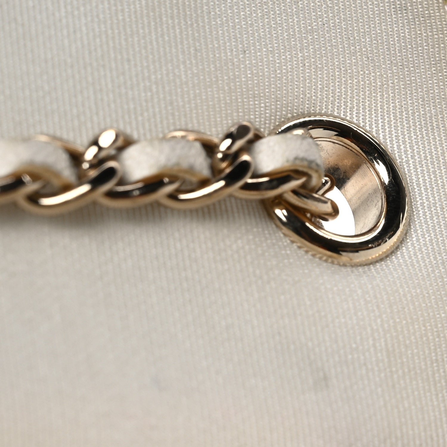 Chanel Lambskin Quilted My Chanel Lady Vanity Case With Chain White 11 of 13