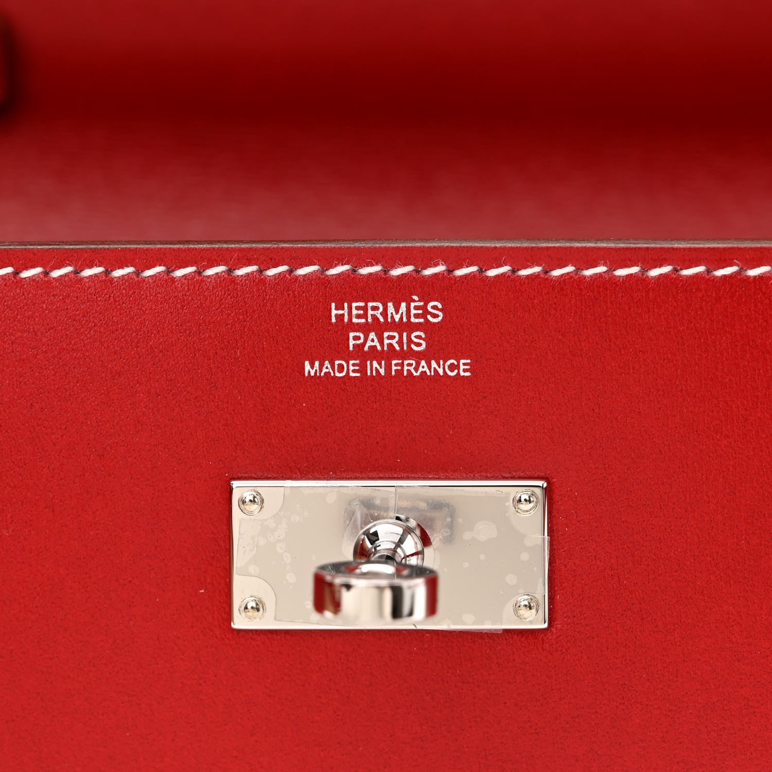 Hermes Box Kelly Wallet To Go Rock Rouge Piment 6 of 10