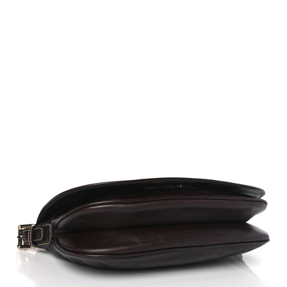 Gucci Calfskin Web Small Britt Shoulder Bag Brown 4 of 9