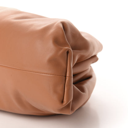 Bottega Veneta Smooth Butter Calf The Pouch Oversized Clutch Light Orange 7 of 9