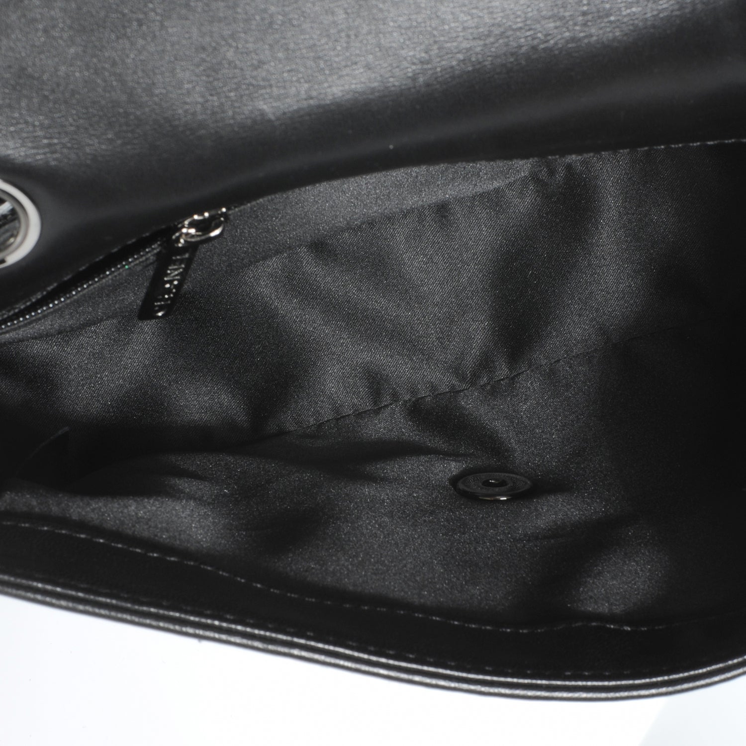 Chanel Lambskin Patchwork Stitched Small Flap Black 9 of 9