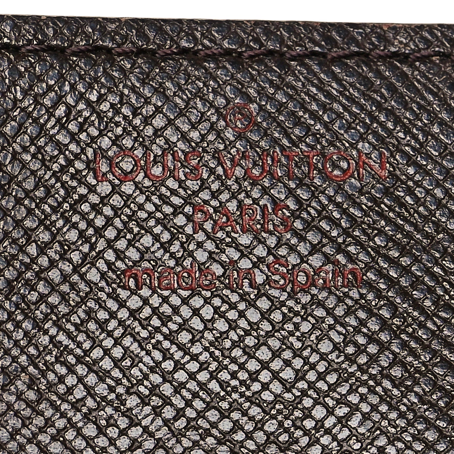 Damier Ebene Business Card Holder