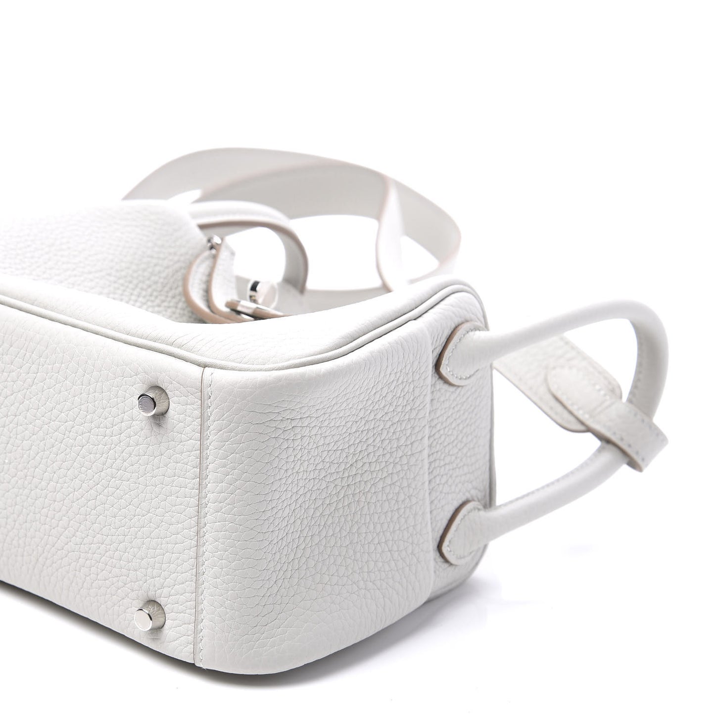 Taurillon Clemence Mini Lindy 20 Gris Perle