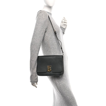 Burberry Calfskin Medium TB Bag Black 3 of 17