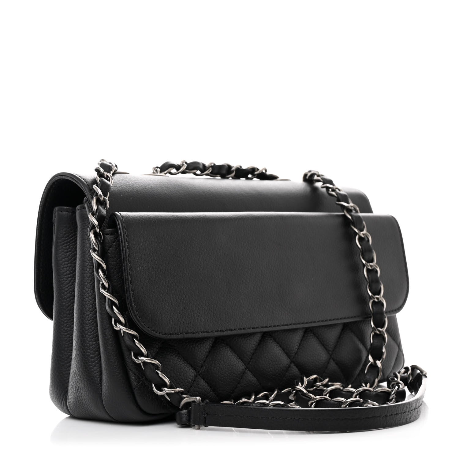 Chanel Caviar All About Flap Bag Black 3 of 12