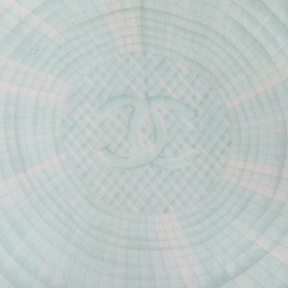 Chanel Cashmere CC Scarf Aqua Green 3 of 6