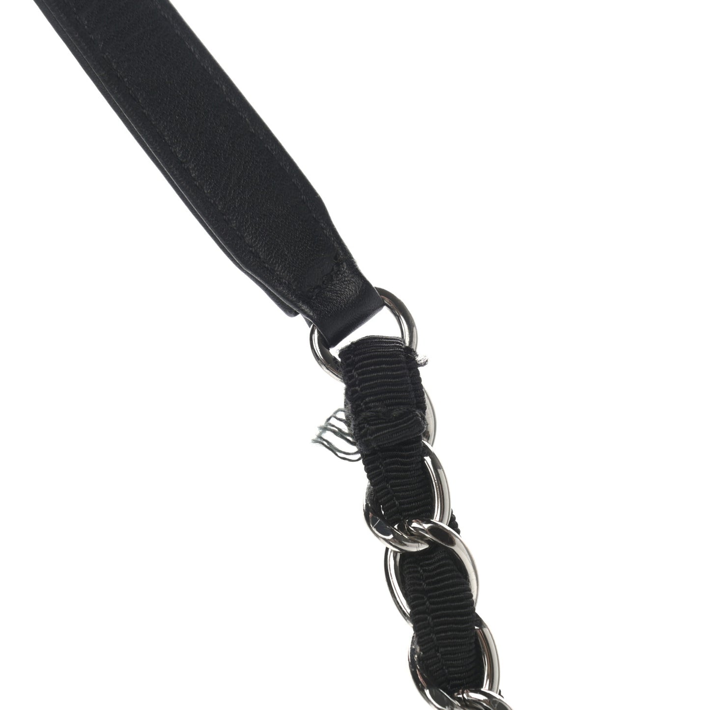 Canvas Pearl Medium Deauville Tote Black