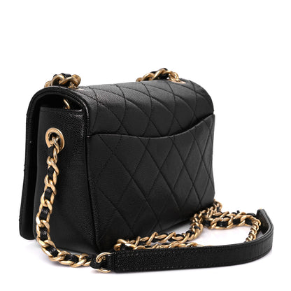 Chanel Caviar Quilted Small Fashion Therapy Flap Bag Black 3 of 11