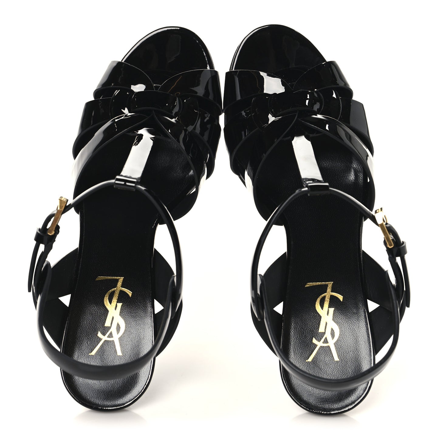 Patent Tribute 75 Platform Sandals 37.5 Black