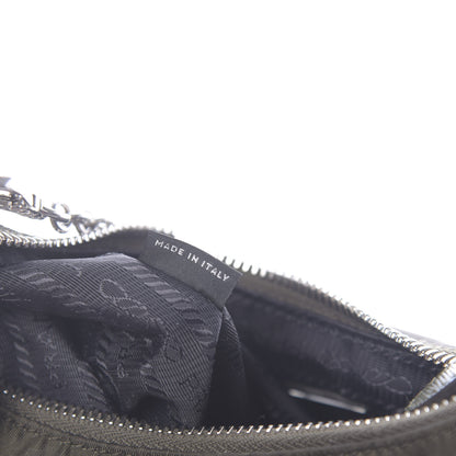 Prada Tessuto Nylon Saffiano Re-Edition 2005 Shoulder Bag Mimetico 7 of 10