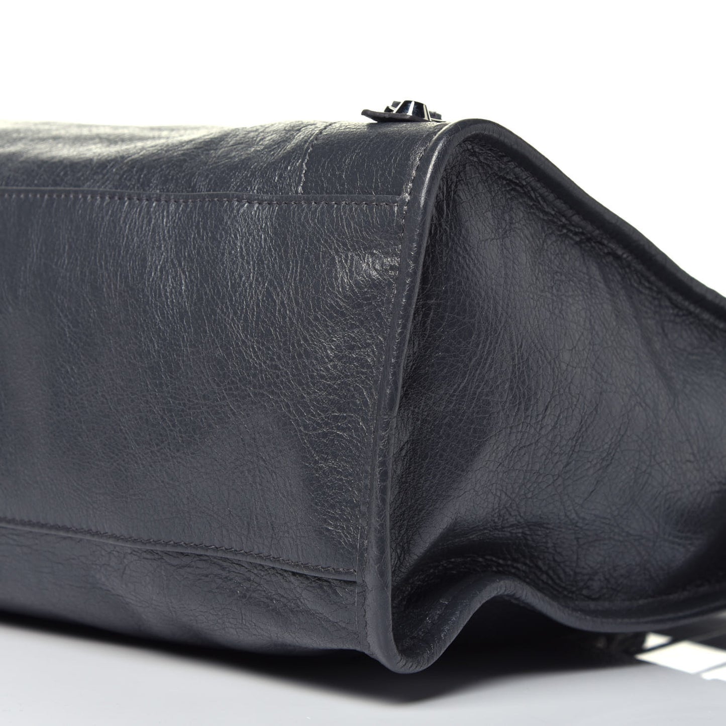 Agneau Classic Silver Hardware City Gris Fossile