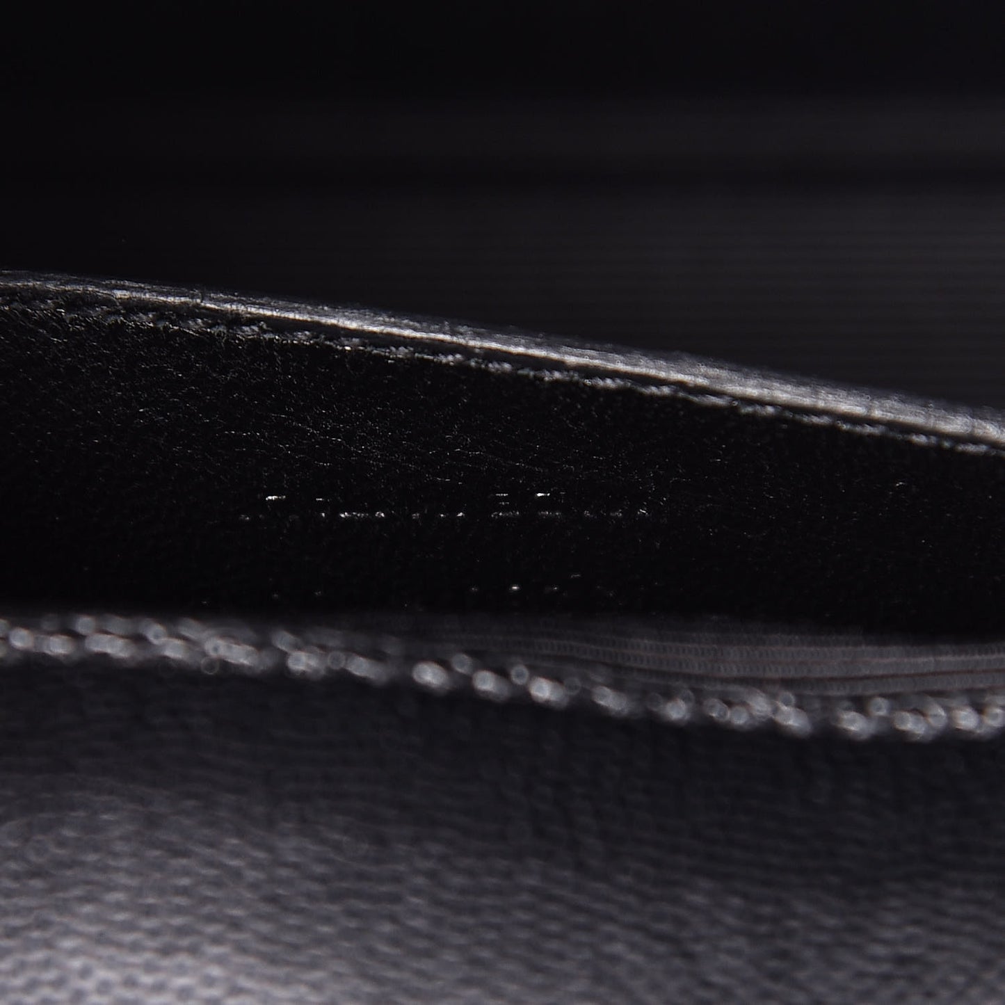 Grain De Poudre Monogram Cassandre Clutch Black